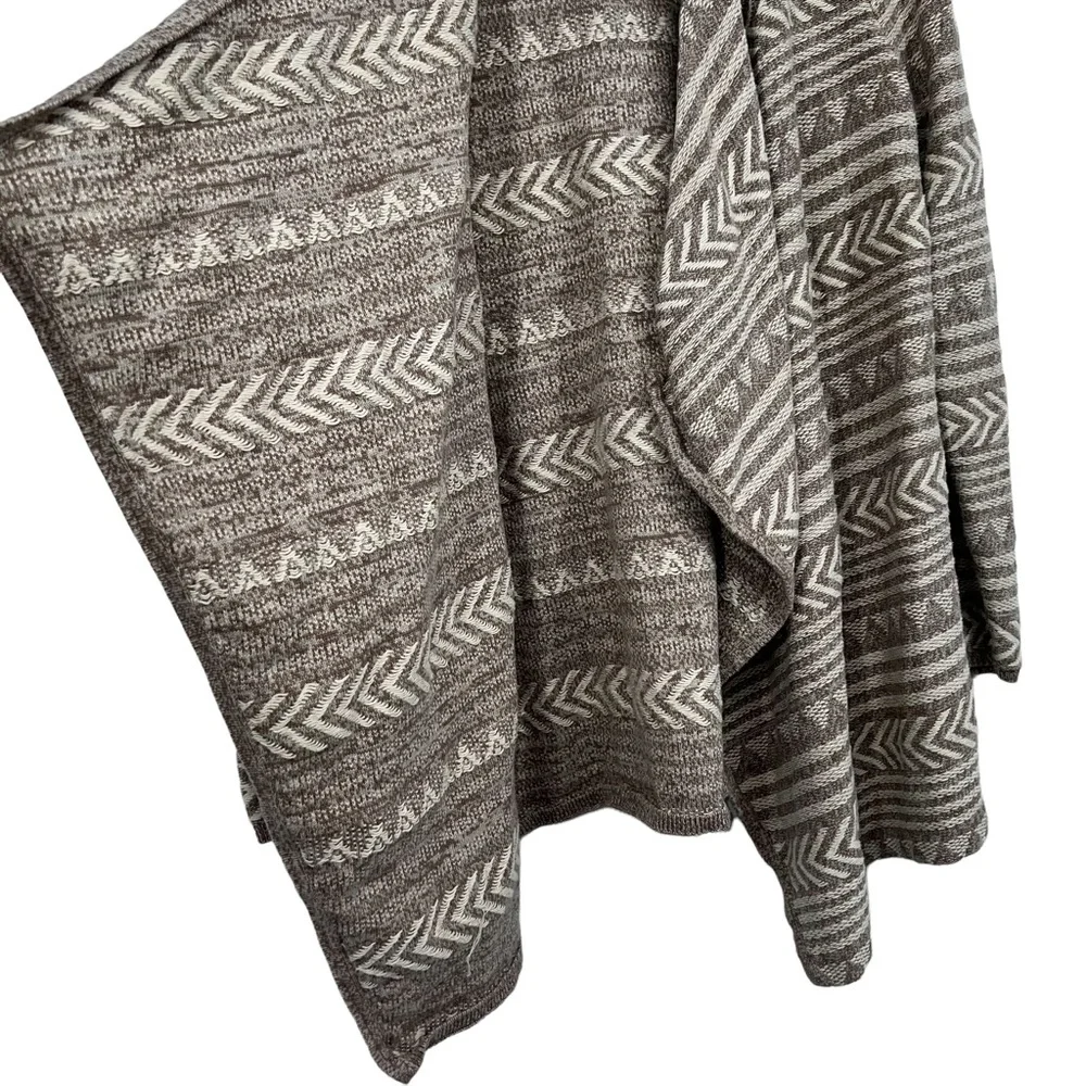Lucky Brand Geo Stitch Cardigan Sweater size L - Picture 5 of 12